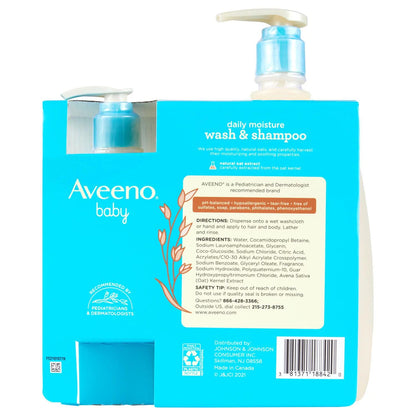 Aveeno Baby Daily Moisture Wash and Shampoo