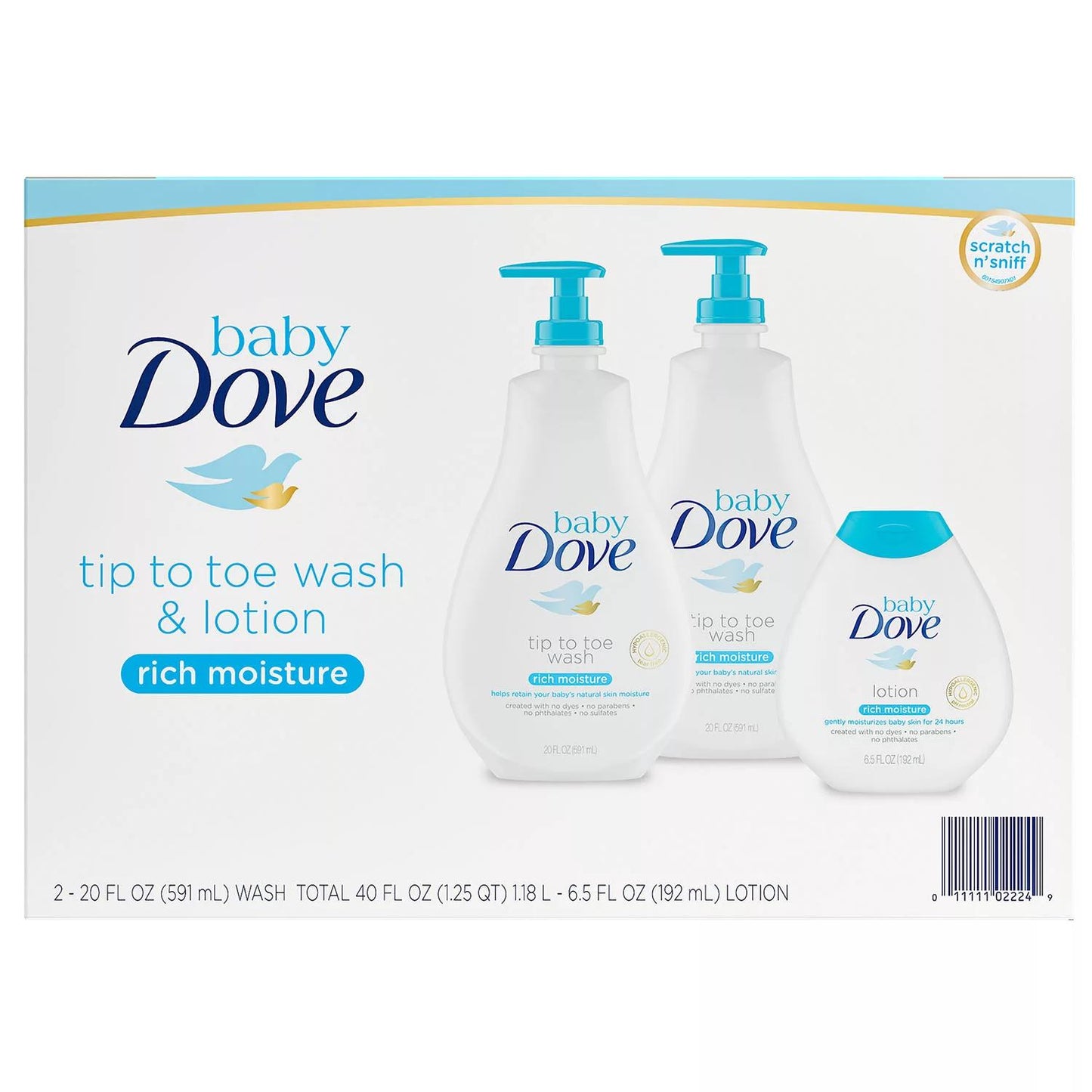 Baby Dove Wash and Lotion