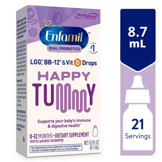 Enfamil Breastfed Infant Probiotics and Vitamin D Dual Probiotics, 8.7mL