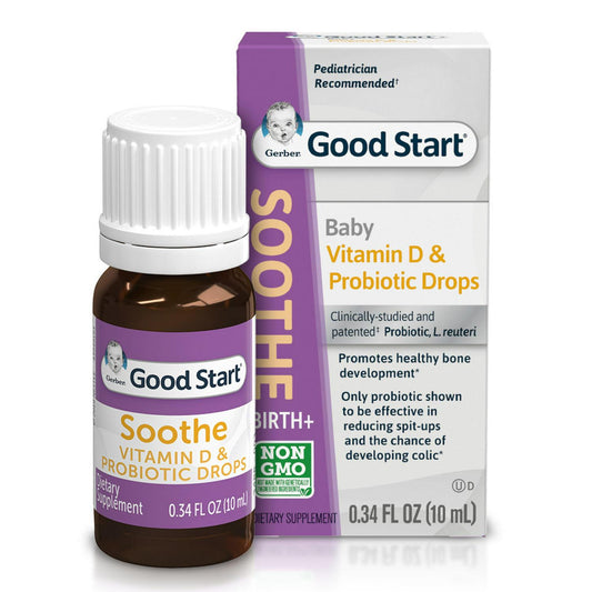 Gerber Good Start Soothe Baby Probiotic Drops with Vitamin D