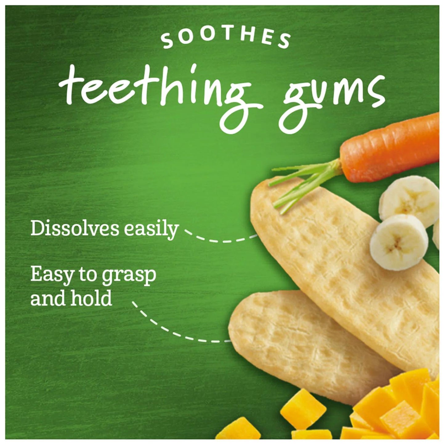 Gerber Organic Gentle Teething Wafers, Variety Pack