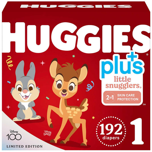 Huggies Plus Little Snugglers Diapers Sizes 1 - 2