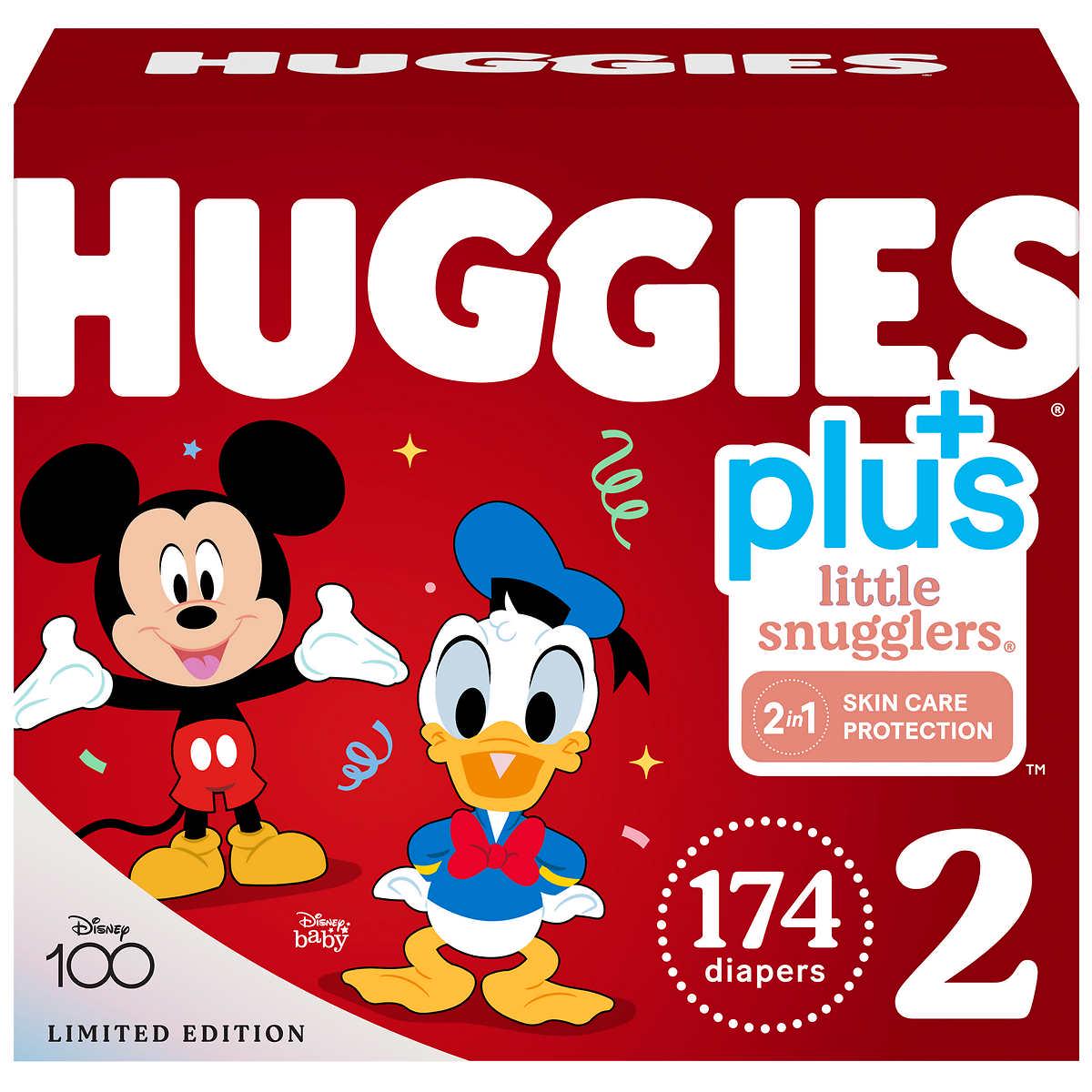 Huggies Plus Little Snugglers Diapers Sizes 1 - 2