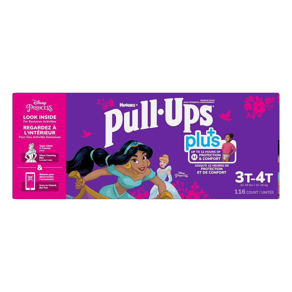 Huggies Pull-Ups Plus Training Pants For Girls