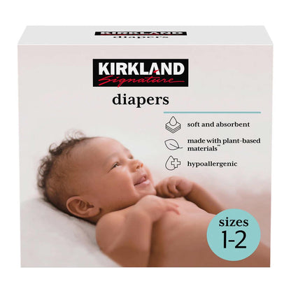 Kirkland Signature Diapers (Sizes 1 - 2)