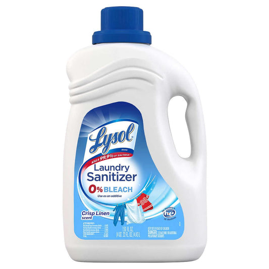 Lysol HE Laundry Sanitizer, Crisp Linen, 150 fl oz