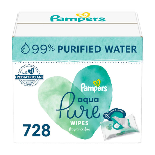 Pampers Aqua Pure Sensitive Baby Wipes