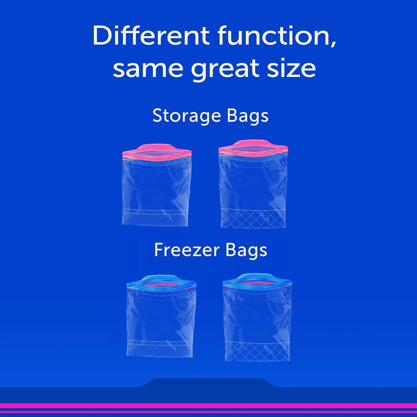 Ziploc Seal Top Freezer Bag, Gallon, 152 Bags